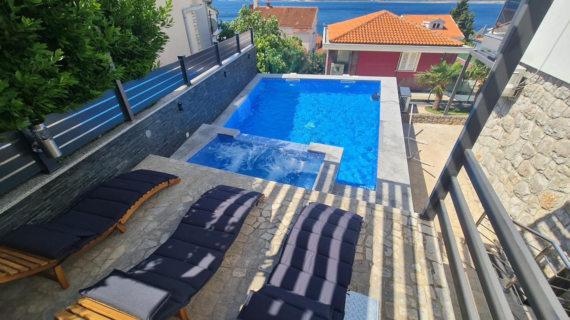 Apartments Blazevic, Heated Pool&Jacuzzi Dramalj Exteriér fotografie