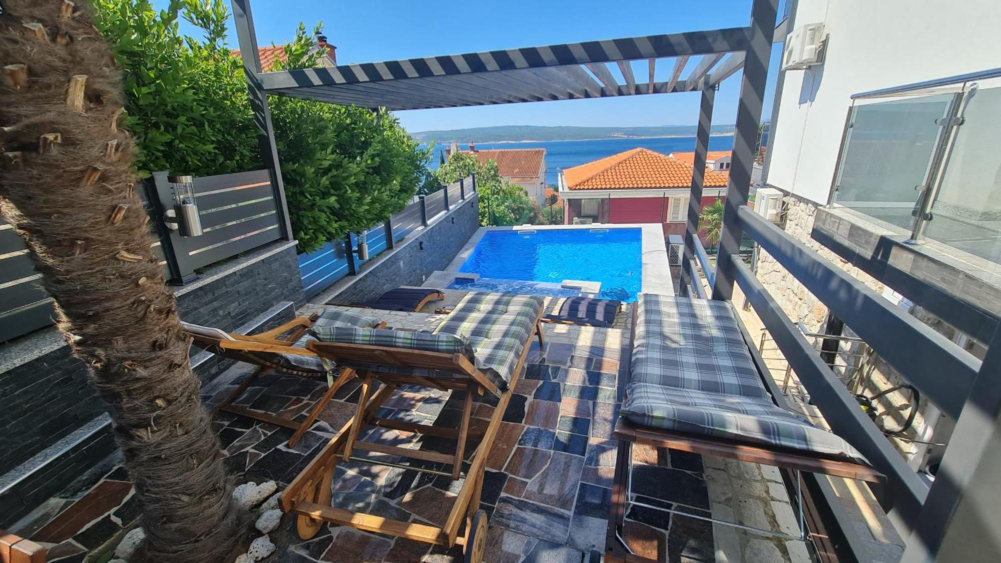 Apartments Blazevic, Heated Pool&Jacuzzi Dramalj Exteriér fotografie